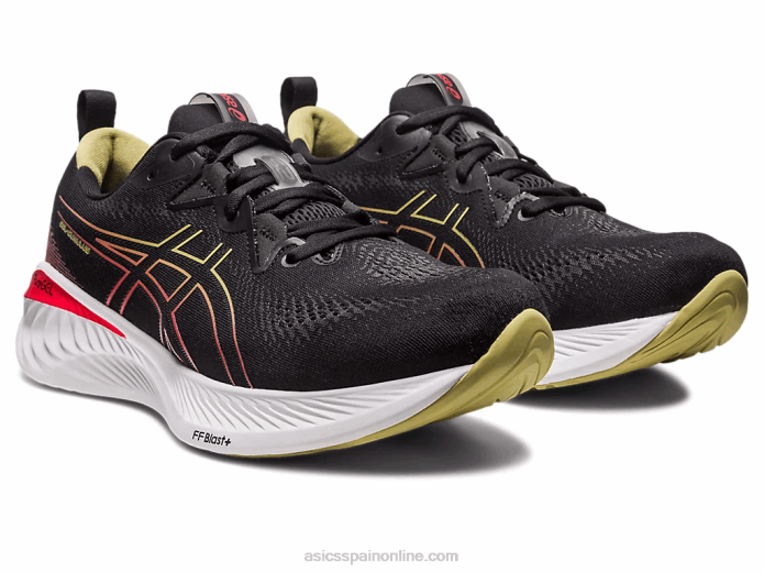 cúmulo de gel 25 Asics 4L68123 negro/rojo eléctrico