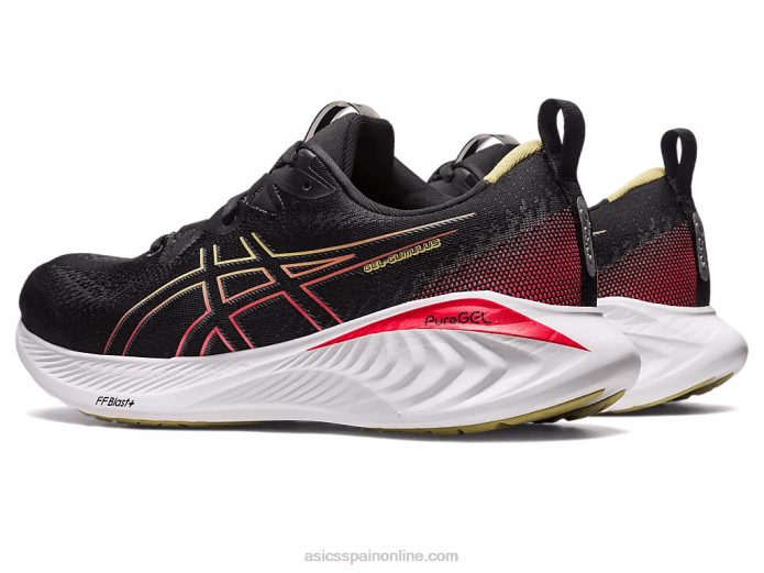 cúmulo de gel 25 Asics 4L68123 negro/rojo eléctrico