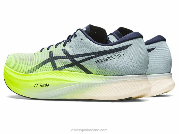 cielo de metavelocidad+ Asics 4L68151 peligro verde/cielo