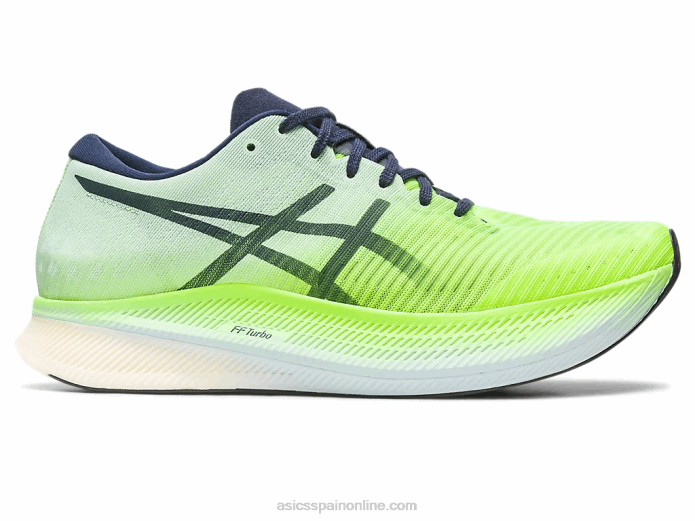 cielo de metavelocidad Asics 4L68256 peligro verde/cielo