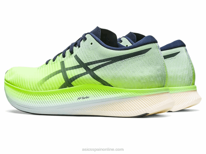 cielo de metavelocidad Asics 4L68256 peligro verde/cielo