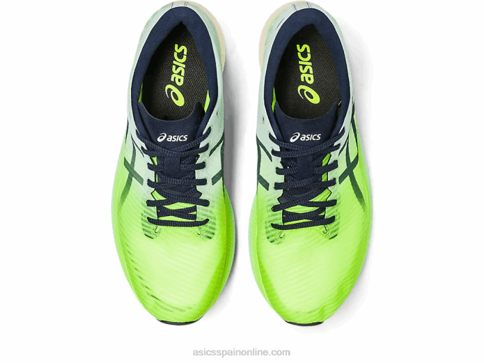 cielo de metavelocidad Asics 4L68256 peligro verde/cielo