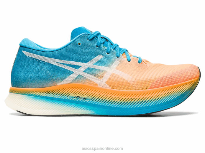 cielo de metavelocidad Asics 4L68281 naranja pop/azul isla