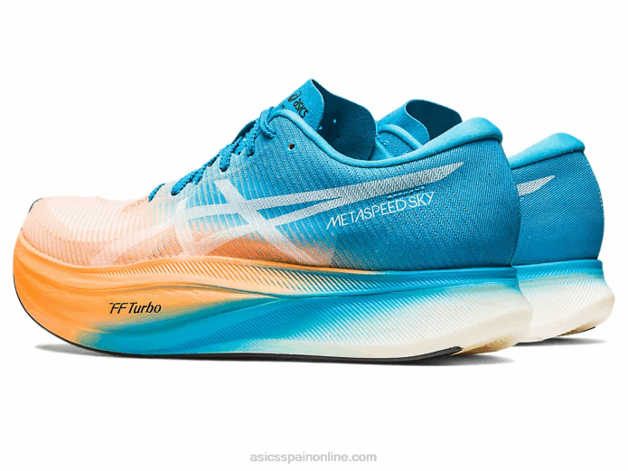 cielo de metavelocidad+ Asics 4L68586 naranja pop/azul isla