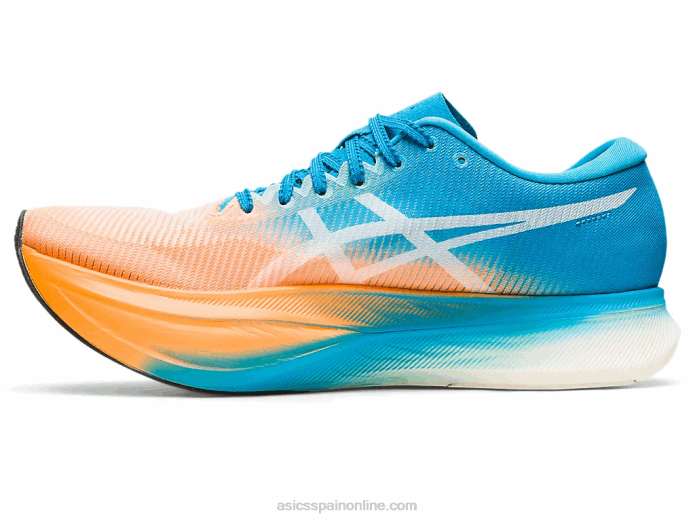 cielo de metavelocidad+ Asics 4L68586 naranja pop/azul isla