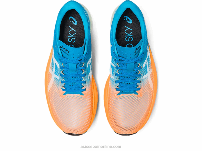 cielo de metavelocidad+ Asics 4L68586 naranja pop/azul isla