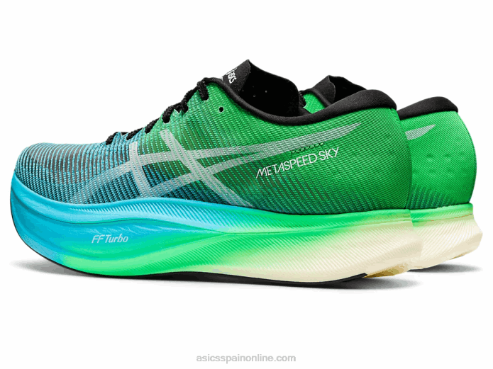 cielo de metavelocidad+ Asics 4L68877 negro/hoja nueva