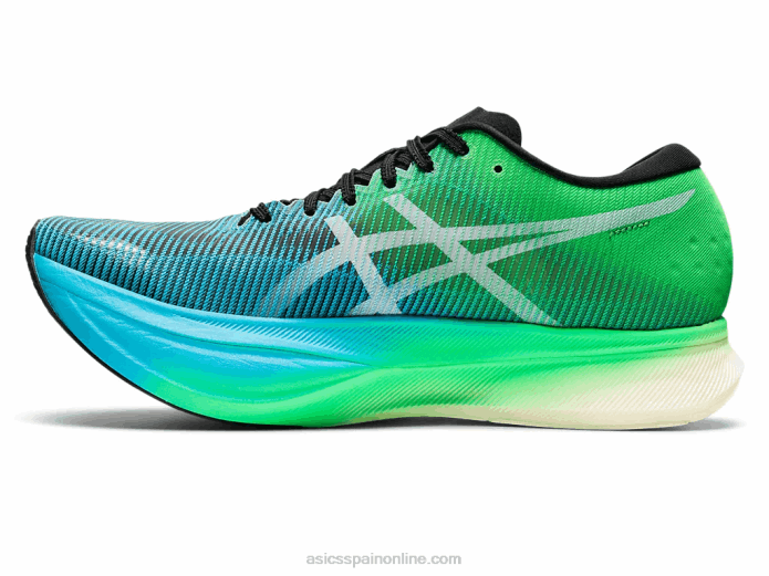 cielo de metavelocidad+ Asics 4L68877 negro/hoja nueva
