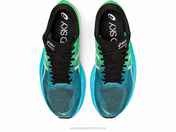 cielo de metavelocidad+ Asics 4L68877 negro/hoja nueva