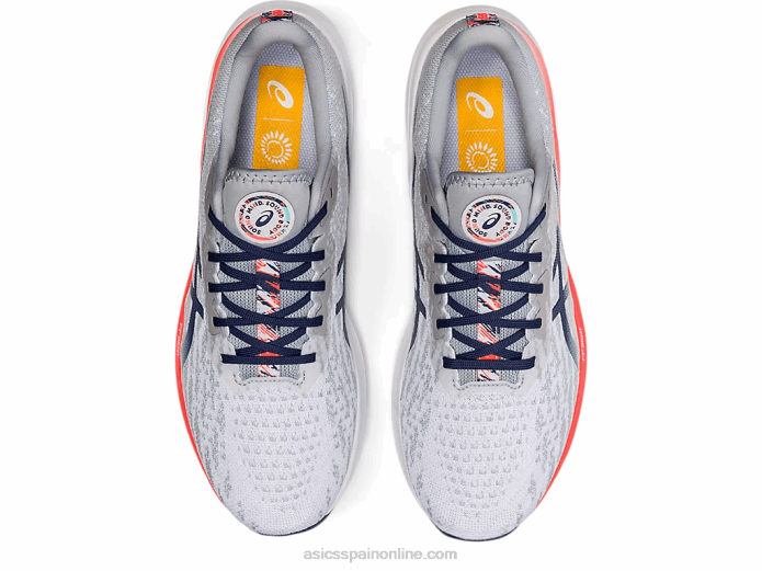 dinablasto 2 Asics 4L681441 gris glaciar/azul trueno