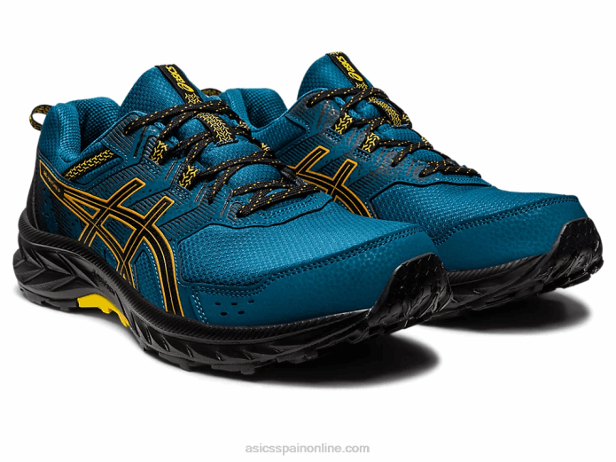 empresa de gel 9 Asics 4L68102 tinta verde azulado/tormenta de arena