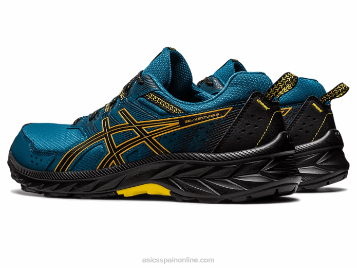 empresa de gel 9 Asics 4L68102 tinta verde azulado/tormenta de arena