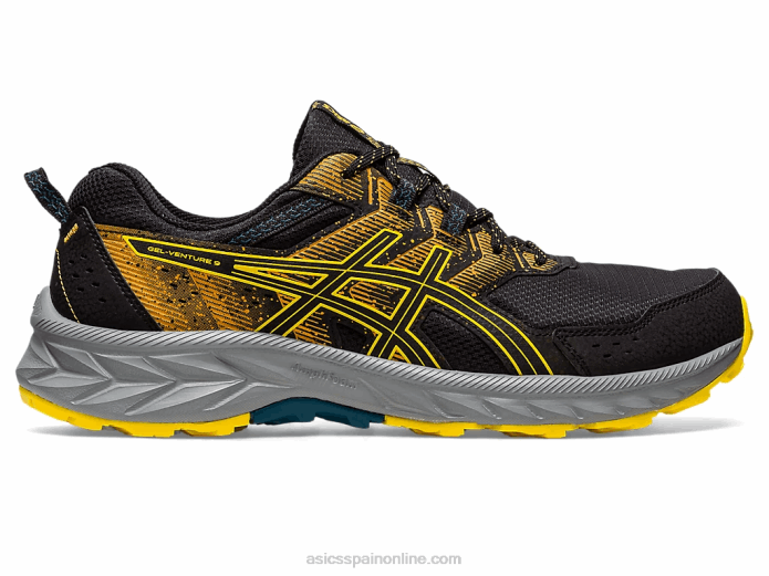 empresa de gel 9 Asics 4L68103 negro/amarillo dorado