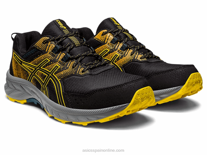 empresa de gel 9 Asics 4L68103 negro/amarillo dorado