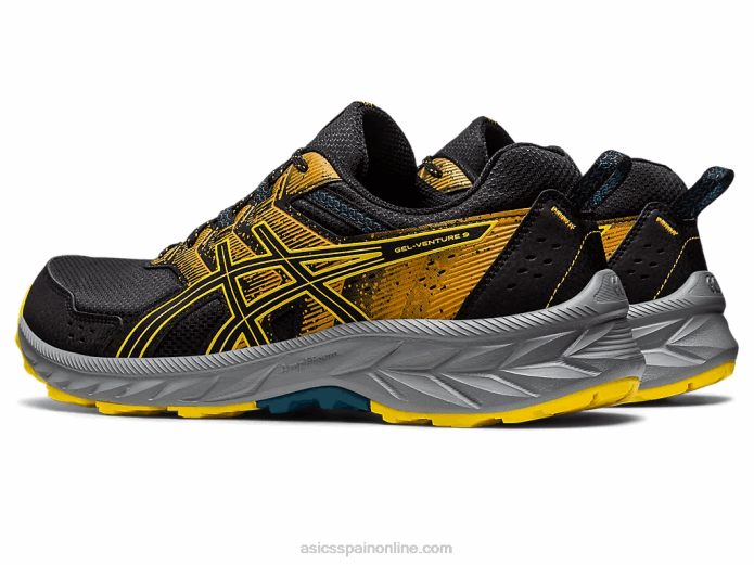 empresa de gel 9 Asics 4L68103 negro/amarillo dorado