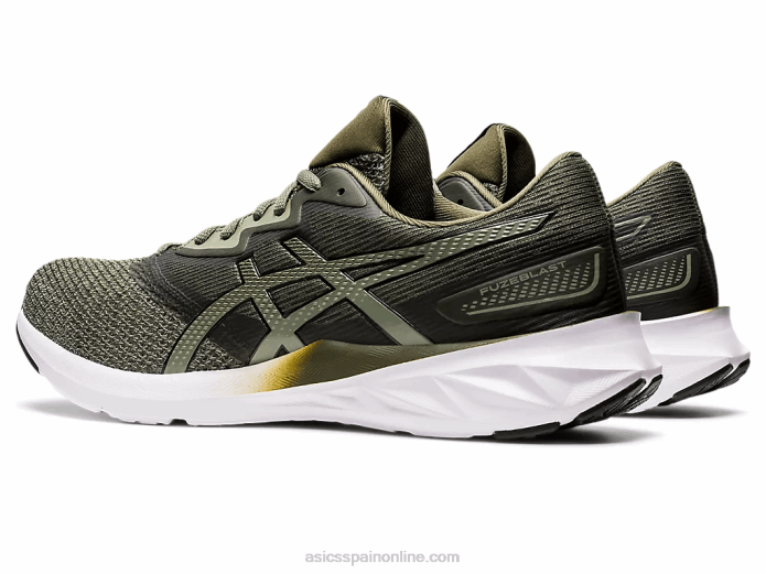 espoleta Asics 4L681578 lona verde oliva/negro