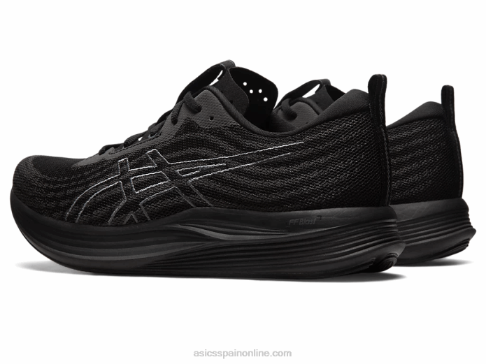 evoride velocidad amplia Asics 4L68503 negro/gris portador