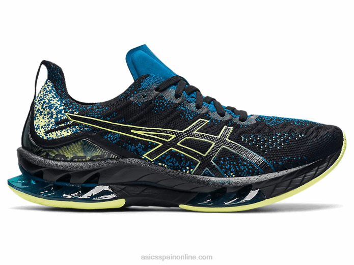 explosión de gel-kinsei Asics 4L681680 negro/amarillo brillante