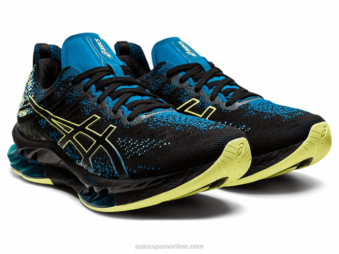 explosión de gel-kinsei Asics 4L681680 negro/amarillo brillante