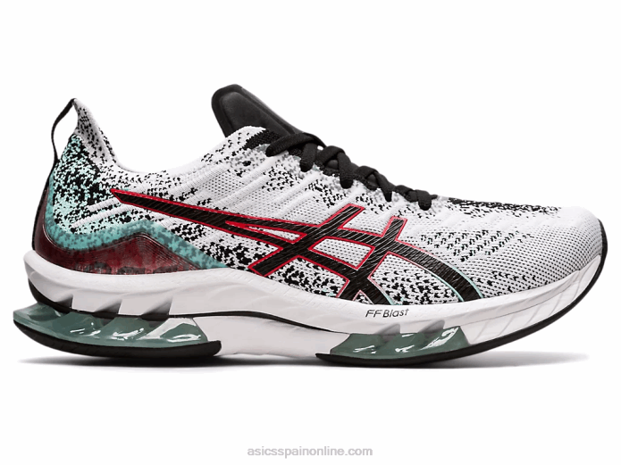 explosión de gel-kinsei Asics 4L681681 blanco negro