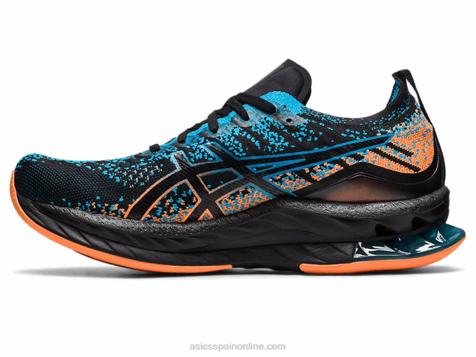 explosión de gel-kinsei Asics 4L68459 negro/azul isla