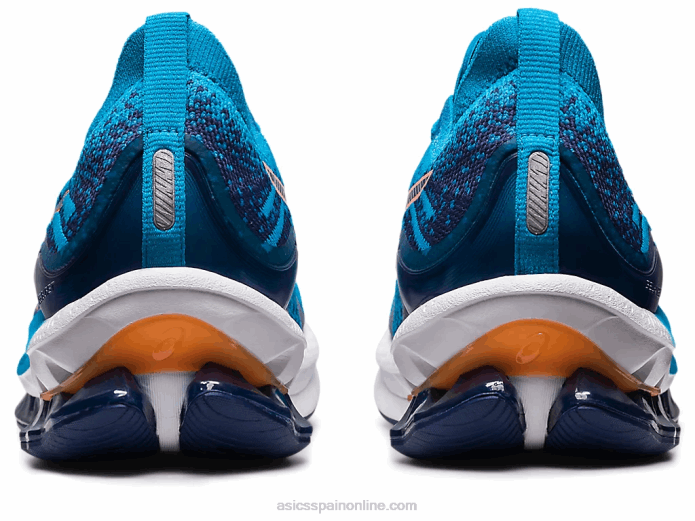 explosión de gel-kinsei Asics 4L68511 azul isla/melocotón sol