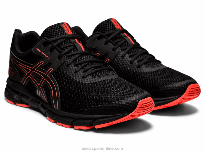 gel-33 Asics 4L68896 negro/coral relámpago