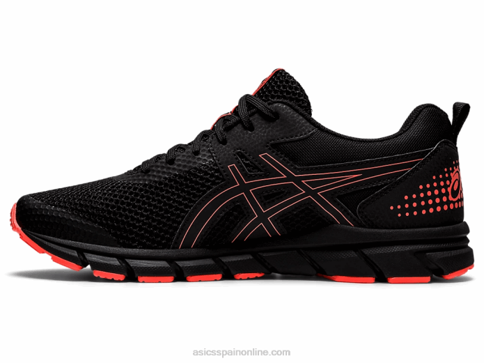 gel-33 Asics 4L68896 negro/coral relámpago