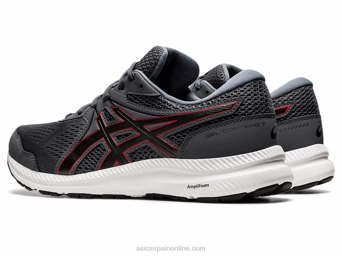 gel-conten 7 extra ancho Asics 4L681953 gris portador/rojo clásico