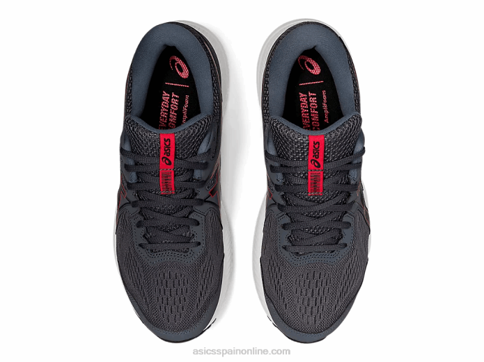 gel-conten 7 extra ancho Asics 4L681953 gris portador/rojo clásico