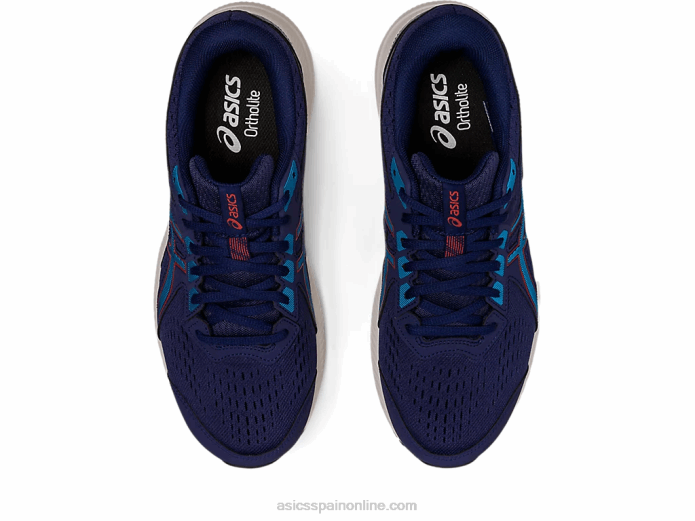gel-conten 8 extra ancho Asics 4L68395 azul índigo/azul isla