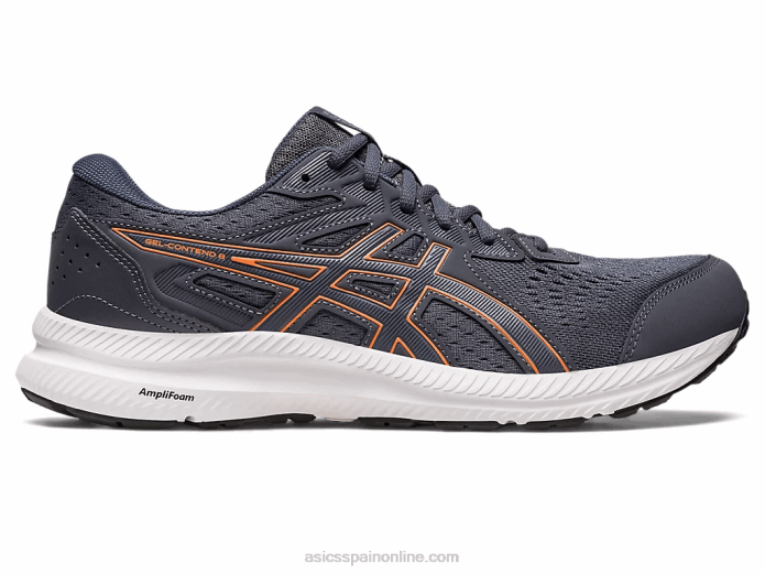 gel-conten 8 extra ancho Asics 4L68417 portador gris/metrópolis
