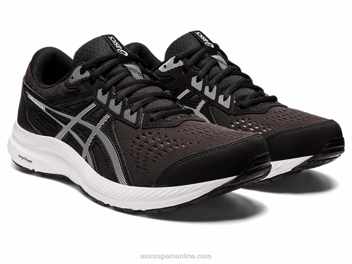 gel-conten 8 extra ancho Asics 4L68715 blanco negro