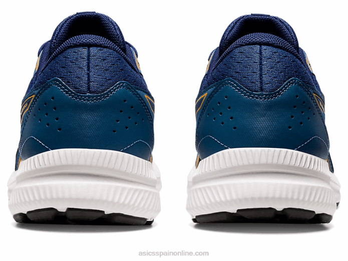 gel-conten 8 extra ancho Asics 4L68718 azul/ámbar