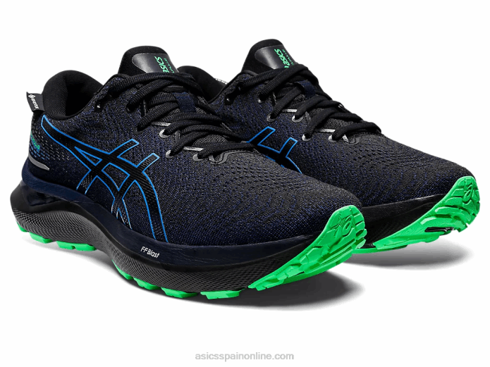 gel-cumulus 24 gtx Asics 4L68589 costa negra/azul