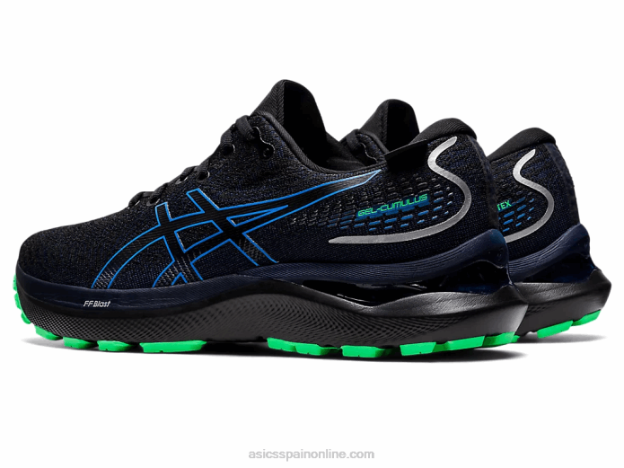 gel-cumulus 24 gtx Asics 4L68589 costa negra/azul