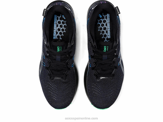 gel-cumulus 24 gtx Asics 4L68589 costa negra/azul