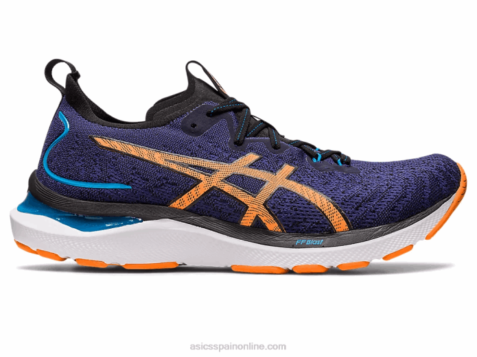 gel-cumulus 24 mk Asics 4L68632 azul índigo/melocotón sol