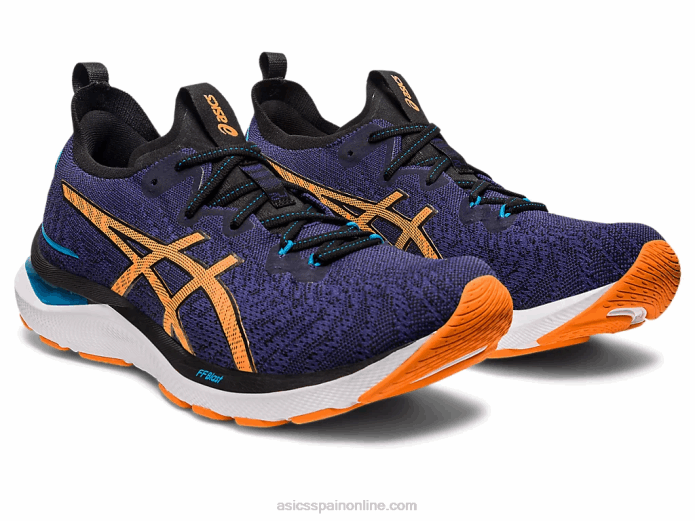 gel-cumulus 24 mk Asics 4L68632 azul índigo/melocotón sol