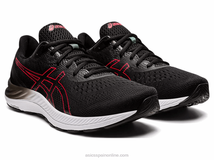 gel-excite 8 Asics 4L681696 negro/rojo eléctrico