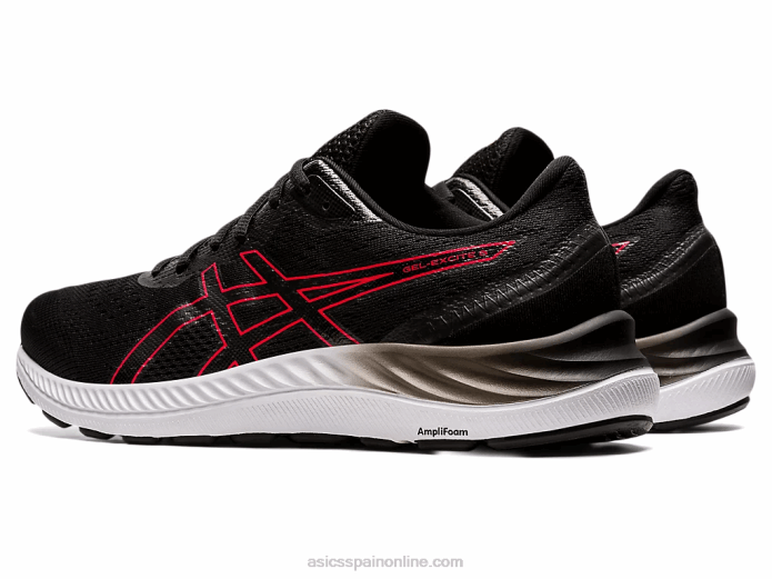 gel-excite 8 Asics 4L681696 negro/rojo eléctrico