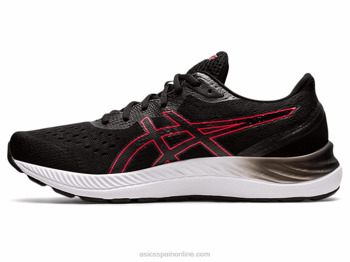 gel-excite 8 Asics 4L681696 negro/rojo eléctrico