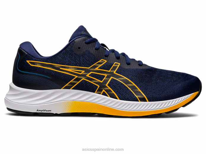 gel-excite 9 extra ancho Asics 4L68997 océano profundo/ámbar