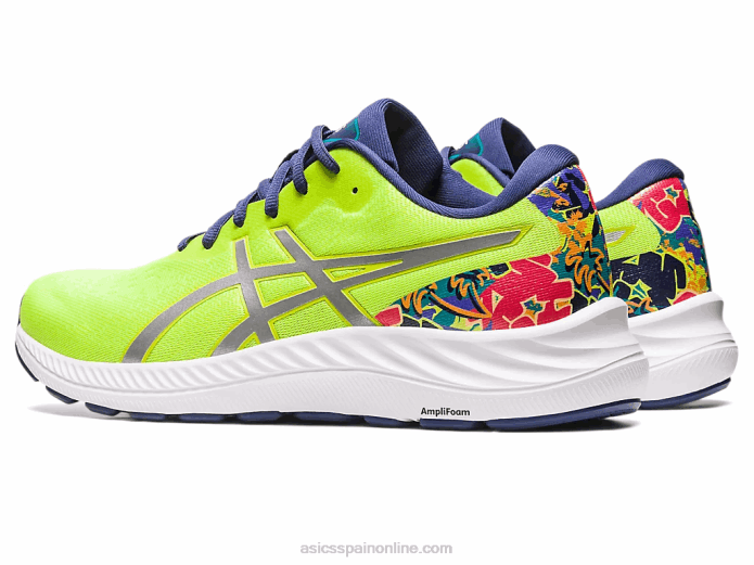 gel-excite 9 lite-show Asics 4L68203 ralladura de lima/espectáculo ligero