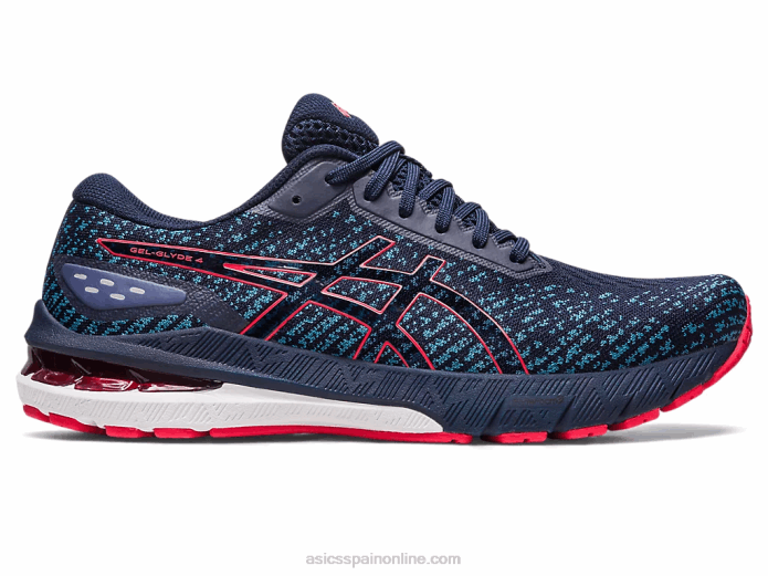 gel-glyde 4 Asics 4L68285 medianoche/rojo eléctrico