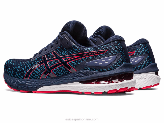gel-glyde 4 Asics 4L68285 medianoche/rojo eléctrico