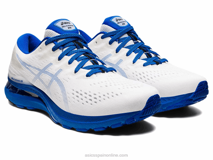 gel-kayano 28 Asics 4L681199 blanco/azul atun