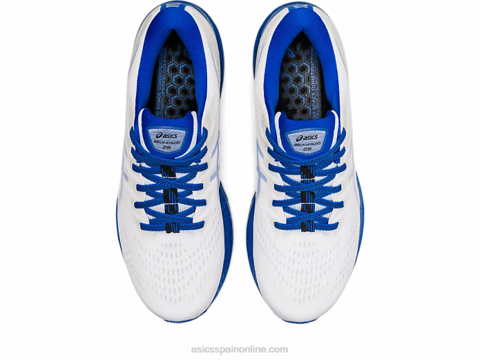gel-kayano 28 Asics 4L681199 blanco/azul atun