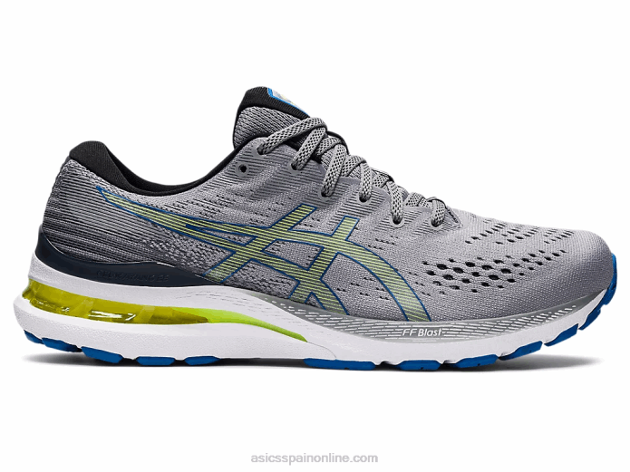 gel-kayano 28 Asics 4L681548 yeso/peligro verde