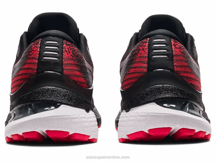 gel-kayano 28 Asics 4L681878 negro/rojo eléctrico